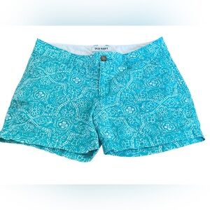 OLD NAVY - FUN TURQUOISE Floral Women's Shorts 🩳